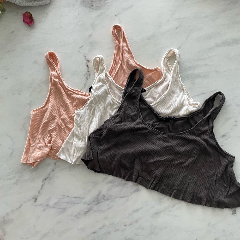 Out from under urban outfitters crop tops *set of 3* - Picture 3 of 5